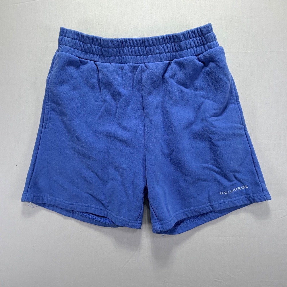 GOLDHINGE Royal Blue Sweat‎ Shorts Elastic Waist Size L